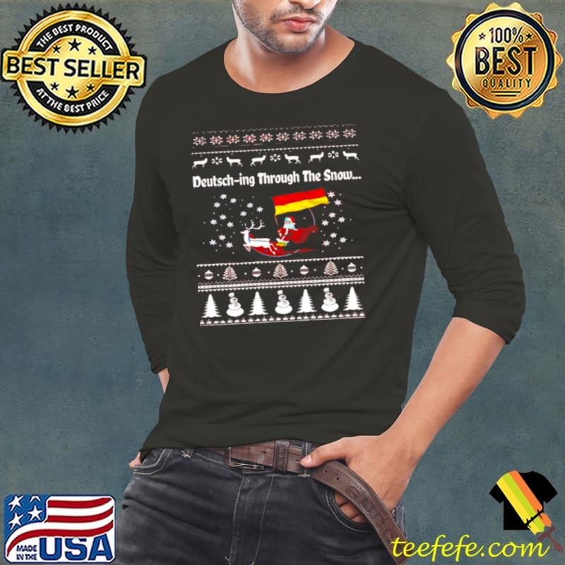 Awesome Deutsch ing through the snow Long Sleeve Tee Awesome Deutsch ing through the snow Long Sleeve Tee