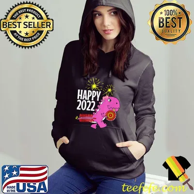 Awesome Dinosaur Happy New Year 2022 for kids T-Shirt