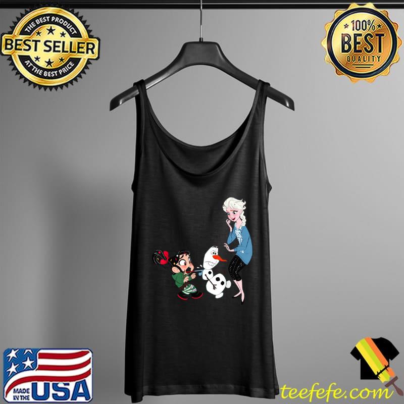 Awesome Disney Ralph Breaks the Internet Elsa Vanellope Olaf T Shirt T Shirt Tank Top Awesome Disney Ralph Breaks the Internet Elsa Vanellope Olaf T Shirt T Shirt Tank Top