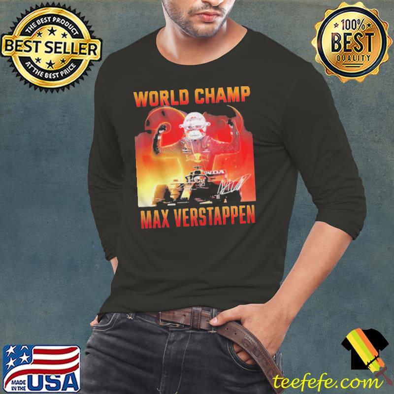 Awesome Epic super world champion max verstappen signature Long Sleeve Tee Awesome Epic super world champion max verstappen signature Long Sleeve Tee