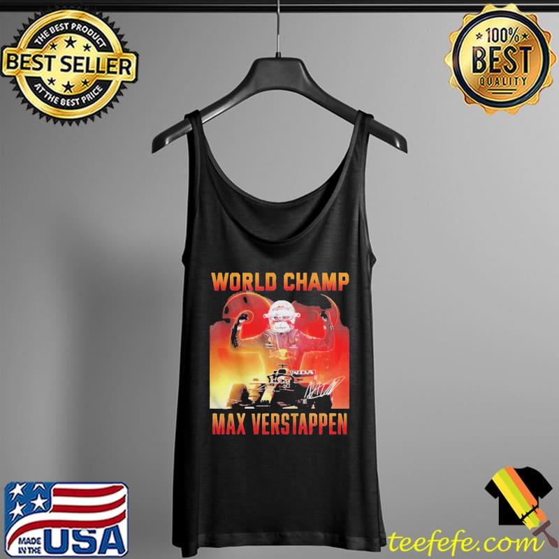 Awesome Epic super world champion max verstappen signature Tank Top Awesome Epic super world champion max verstappen signature Tank Top