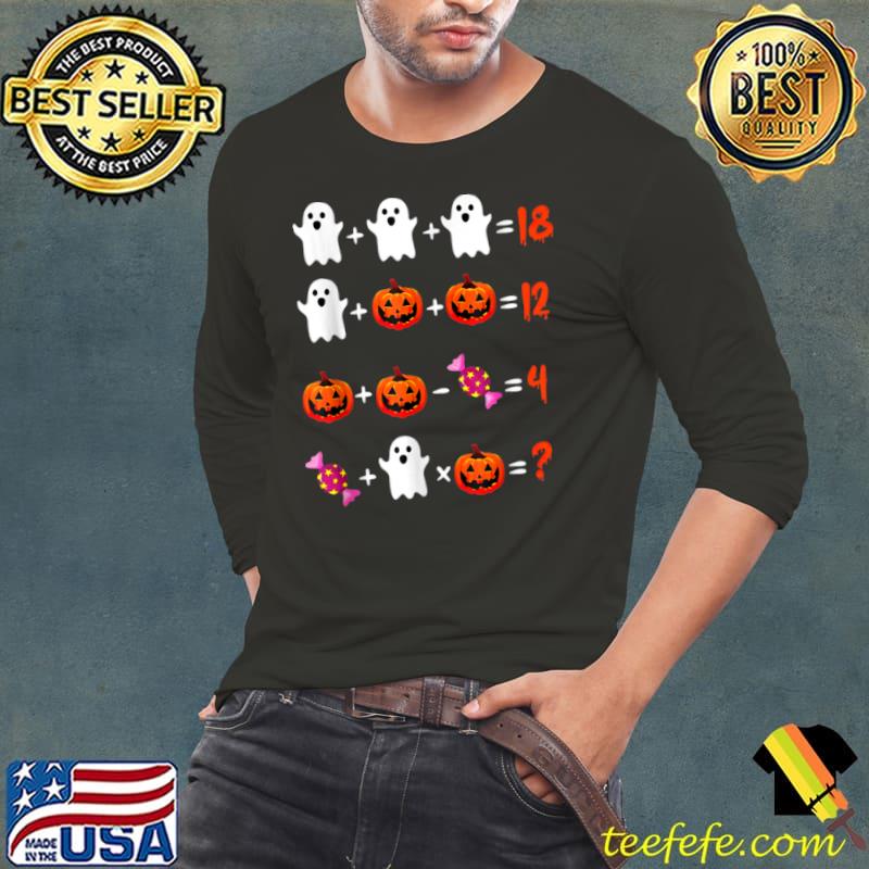 Awesome Funny Math Order of Operations Quiz Spooky Pumpkin T Shirt Long Sleeve Tee Awesome Funny Math Order of Operations Quiz Spooky Pumpkin T Shirt Long Sleeve Tee