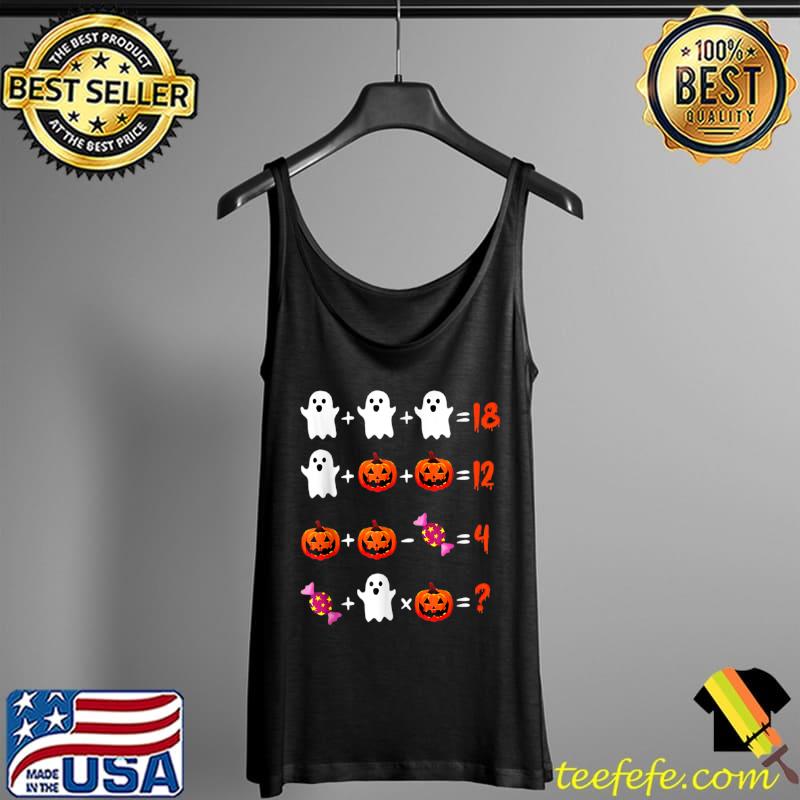 Awesome Funny Math Order of Operations Quiz Spooky Pumpkin T Shirt Tank Top Awesome Funny Math Order of Operations Quiz Spooky Pumpkin T Shirt Tank Top