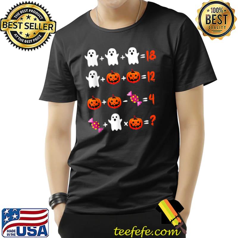 Awesome Funny Math Order of Operations Quiz Spooky Pumpkin T Shirt Unisex Awesome Funny Math Order of Operations Quiz Spooky Pumpkin T Shirt Unisex