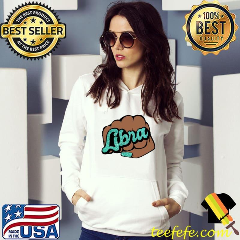 Awesome Glittery Fist Zodiac Signs Libra Shirt