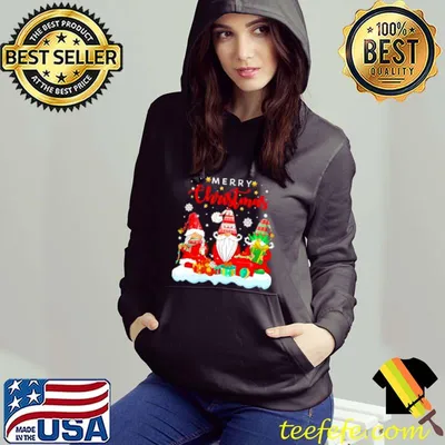 Awesome Gnome merry christmas snow shirt