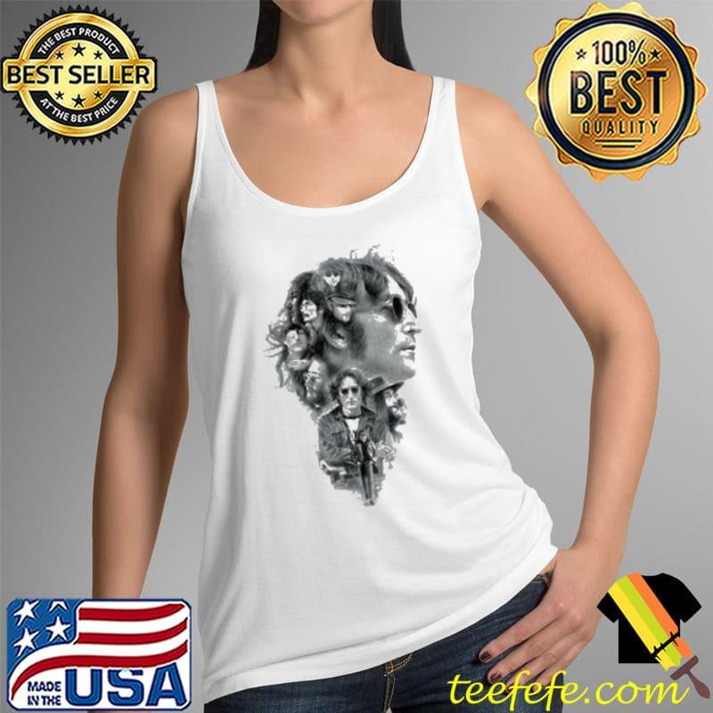 Awesome John Lennon Montage Shirt Tank Top Awesome John Lennon Montage Shirt Tank Top