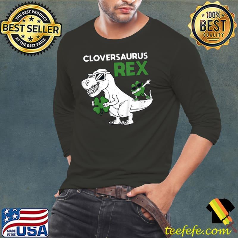 Awesome Kids Cloversaurus Rex Dab Clover St Patricks Dino Toddler Boys T-Shirt Long Sleeve Tee Awesome Kids Cloversaurus Rex Dab Clover St Patricks Dino Toddler Boys T-Shirt Long Sleeve Tee