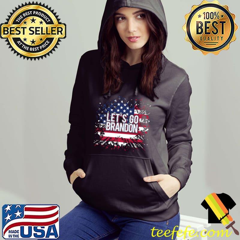 Awesome Let's Go Brandon Conservative US Flag T-shirt