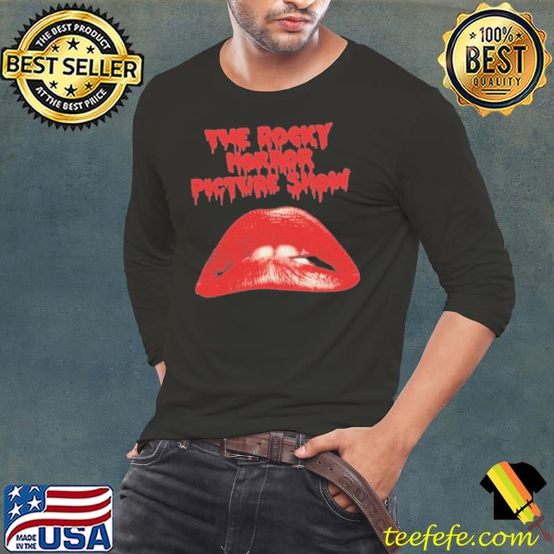 Awesome THe Rocky Horror Picture Show Lip Shirt Long Sleeve Tee Awesome THe Rocky Horror Picture Show Lip Shirt Long Sleeve Tee