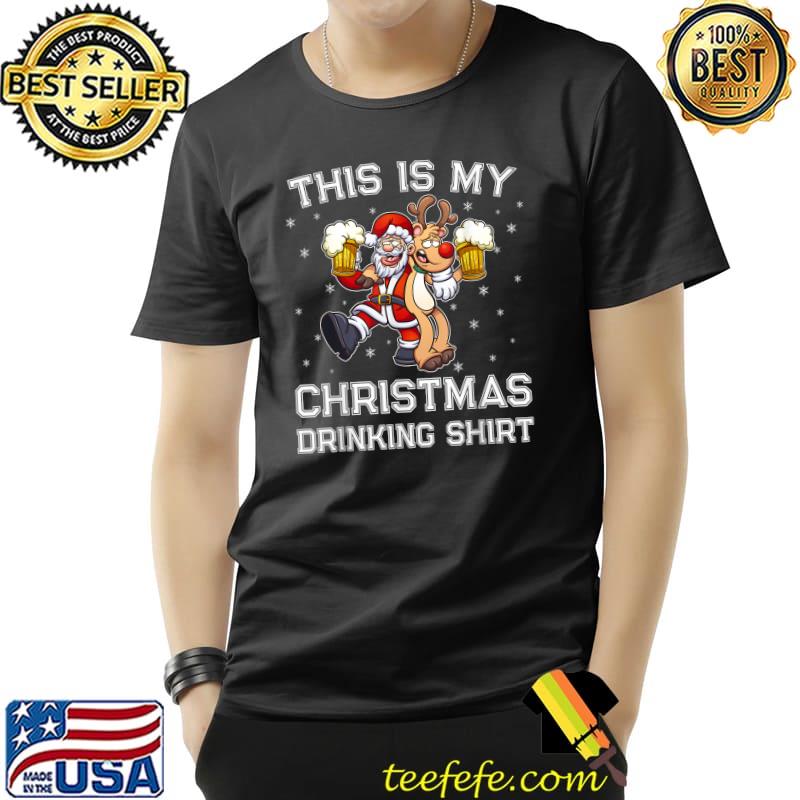 Awesome This Is My Christmas Drinking T-Shirt Unisex Awesome This Is My Christmas Drinking T-Shirt Unisex