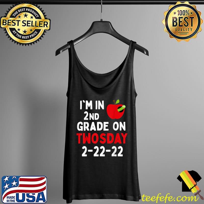Awesome Twosday Tuesday February 22nd 2022 Cute 22222 Second Grade T-Shirt Tank Top Awesome Twosday Tuesday February 22nd 2022 Cute 22222 Second Grade T-Shirt Tank Top