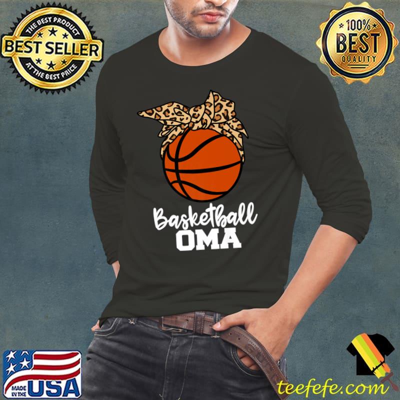 Basketball Oma Funny Basketball Player Leopard Oma Premium T-Shirt Long Sleeve Tee Basketball Oma Funny Basketball Player Leopard Oma Premium T-Shirt Long Sleeve Tee