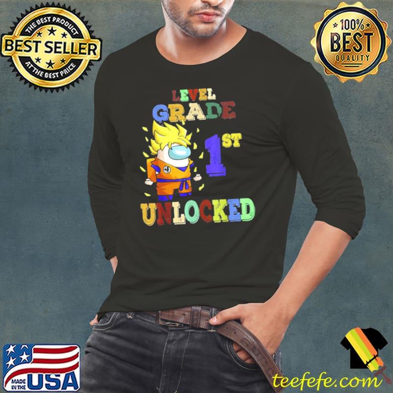 Best 1st Grade Level Unlocked Dabbing Back To School Unisex T-Shirt Long Sleeve Tee Best 1st Grade Level Unlocked Dabbing Back To School Unisex T-Shirt Long Sleeve Tee
