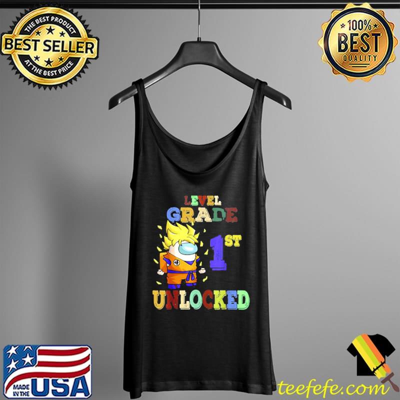 Best 1st Grade Level Unlocked Dabbing Back To School Unisex T-Shirt Tank Top Best 1st Grade Level Unlocked Dabbing Back To School Unisex T-Shirt Tank Top