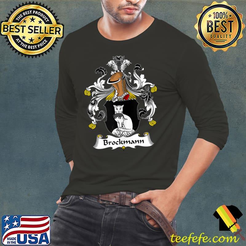 Best Brockmann Coat of Arms - Family Crest T- Long Sleeve Tee Best Brockmann Coat of Arms - Family Crest T- Long Sleeve Tee