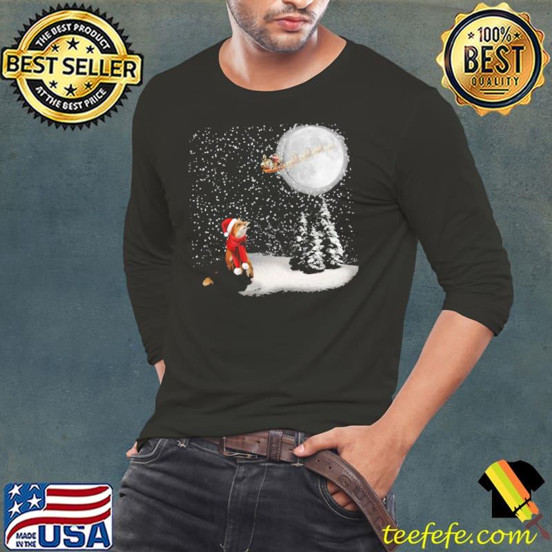 Best Fox Santa Christmas Shirt Long Sleeve Tee Best Fox Santa Christmas Shirt Long Sleeve Tee