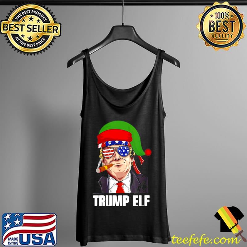 Best King Elf Trump Elf Drinking Christmas Pajama Matching Shirt Tank Top Best King Elf Trump Elf Drinking Christmas Pajama Matching Shirt Tank Top