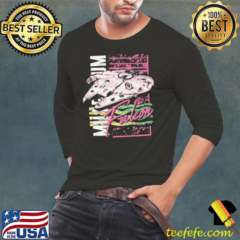 Best Millennium Falcon Star Wars Shirt Long Sleeve Tee Best Millennium Falcon Star Wars Shirt Long Sleeve Tee
