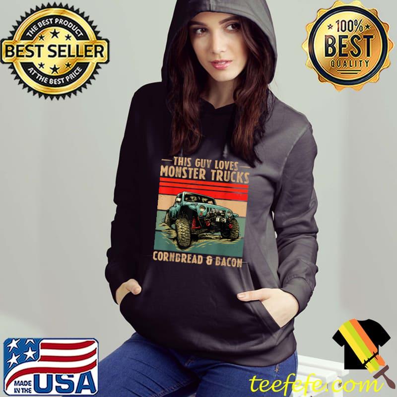 Best Monster Trucks Cornbread Bacon Funny Truck Lover T-Shirt