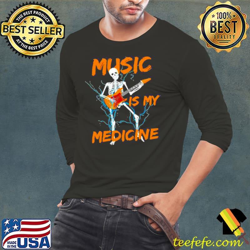 Best Skeleton Playing Guitar Music Shirt Long Sleeve Tee Best Skeleton Playing Guitar Music Shirt Long Sleeve Tee