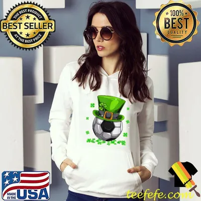 Best Soccer Ball Leprechaun Hat St Patricks Day Irish T-Shirt
