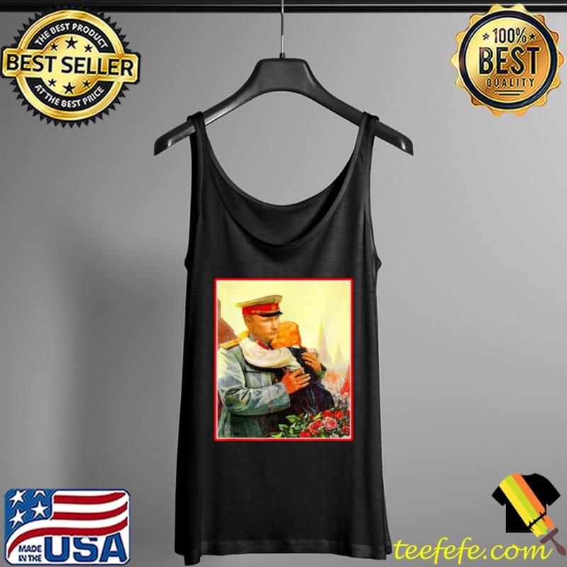 Best Trump baby with putin soviet propaganda poster Tank Top Best Trump baby with putin soviet propaganda poster Tank Top