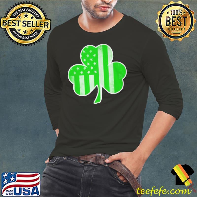 Best Us irish flag shamrock greenclover boy girl Long Sleeve Tee Best Us irish flag shamrock greenclover boy girl Long Sleeve Tee