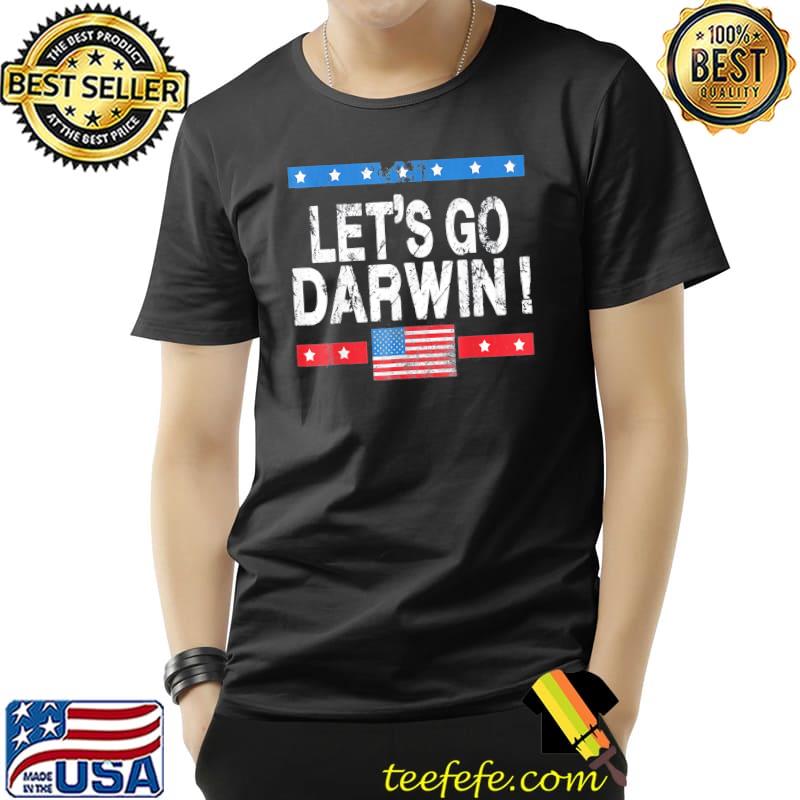 Best Vintage Lets Go Darwin US Flag T-Shirt Unisex Best Vintage Lets Go Darwin US Flag T-Shirt Unisex