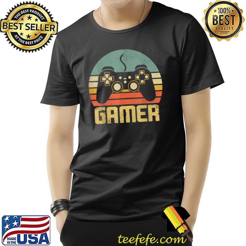 Best Vintage Retro Gamer Video Game Player Boys Teens Men Gifts T-Shirt Unisex Best Vintage Retro Gamer Video Game Player Boys Teens Men Gifts T-Shirt Unisex