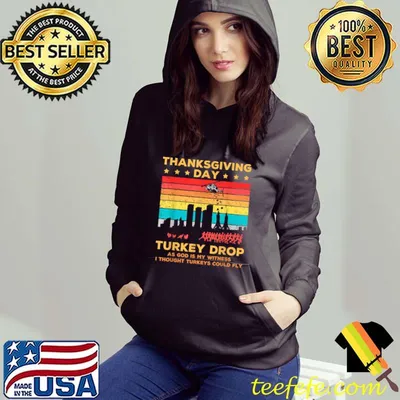 Best Vintage Thanksgiving Day Turkey Drop, My Witness Turkeys Fly T-Shirt