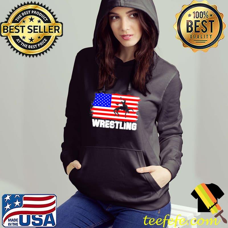 Best Wrestling American flag 2021 shirt