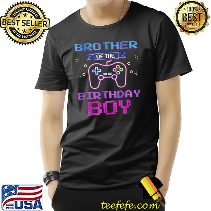 Brother of thes Birthday Boys Matching Video Game Birthday T-Shirt Unisex Brother of thes Birthday Boys Matching Video Game Birthday T-Shirt Unisex