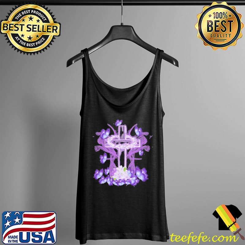 Butterflies Jesus Cross Jesus Shirt Tank Top Butterflies Jesus Cross Jesus Shirt Tank Top