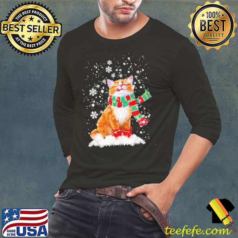 Cat Marry Christmas Shirt Long Sleeve Tee Cat Marry Christmas Shirt Long Sleeve Tee