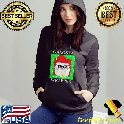 Christmas Gangsta Wrapper Santa Shirt