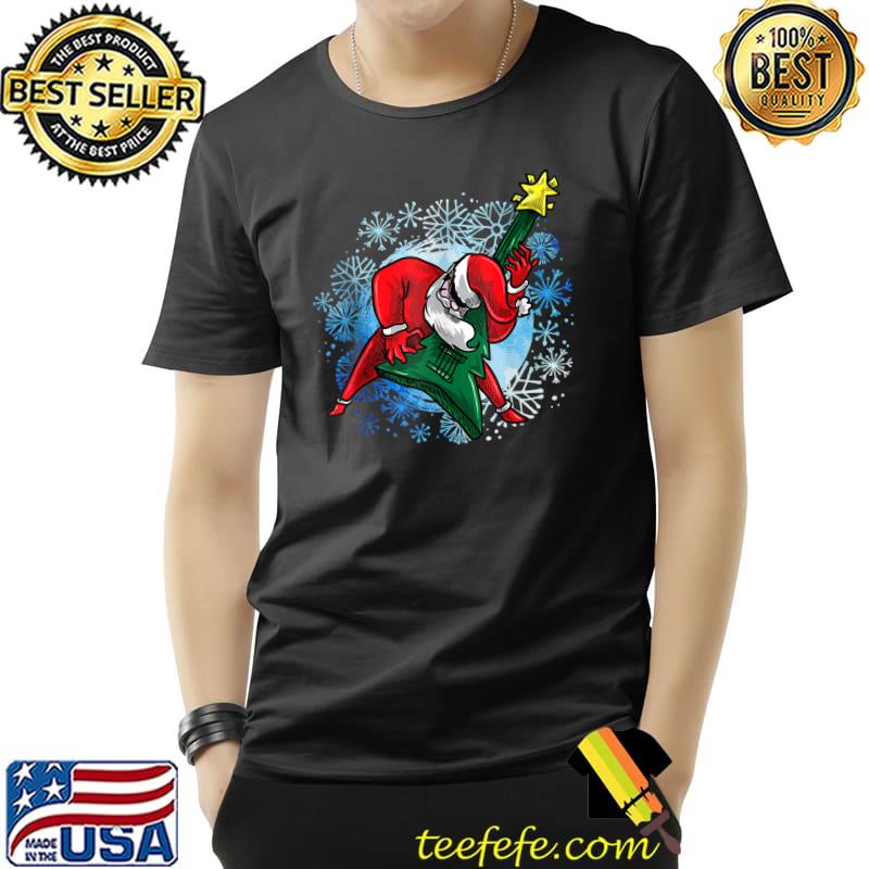 Christmas Santa Claus Guitar Player T- Unisex Christmas Santa Claus Guitar Player T- Unisex