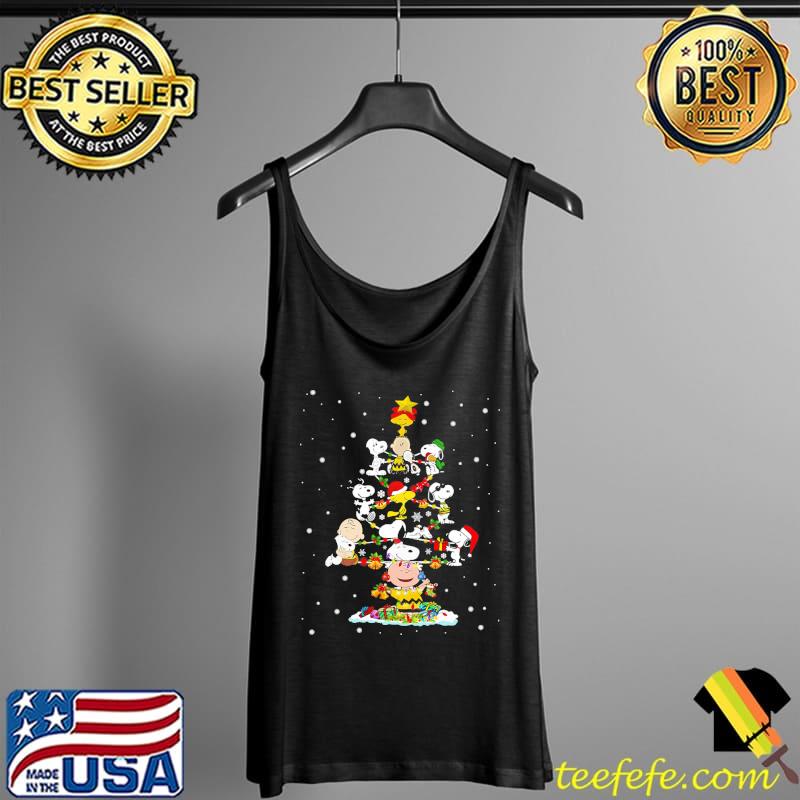 Christmas Tree Snoopy Shirt Tank Top Christmas Tree Snoopy Shirt Tank Top