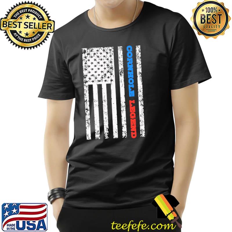 Cornhole Legend Champion America Flag Shirt Unisex Cornhole Legend Champion America Flag Shirt Unisex