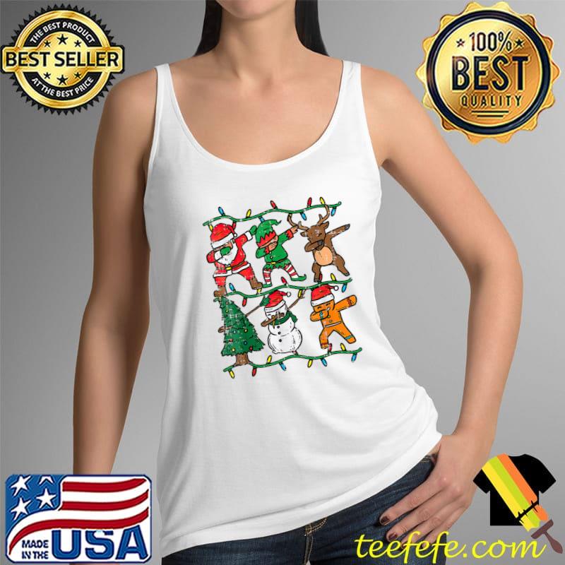 Dabbing Santa Elf Reindeer Dab Xmas Christmas Boys Kids T-Shirt Tank Top Dabbing Santa Elf Reindeer Dab Xmas Christmas Boys Kids T-Shirt Tank Top