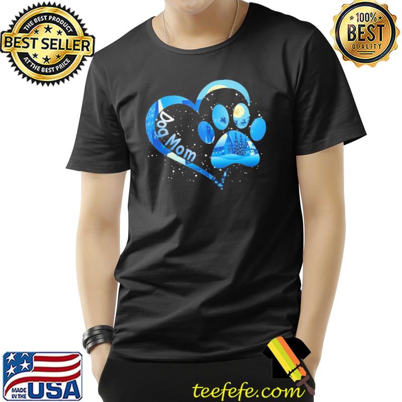 Dog Paw Heart Love Snow Shirt Unisex Dog Paw Heart Love Snow Shirt Unisex
