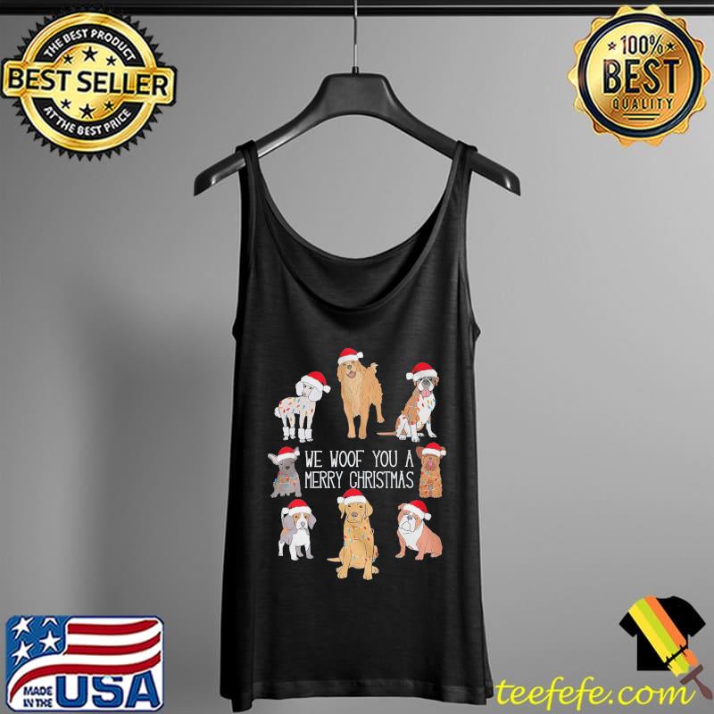 Dog We Woof You A Merry Christmas Shirt Tank Top Dog We Woof You A Merry Christmas Shirt Tank Top