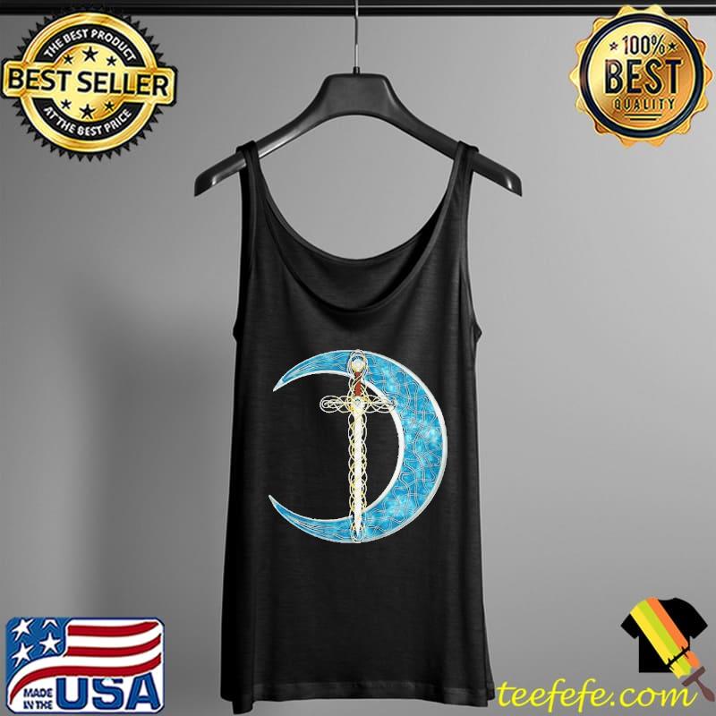 Fantasy moon and celtic sword Tank Top Fantasy moon and celtic sword Tank Top