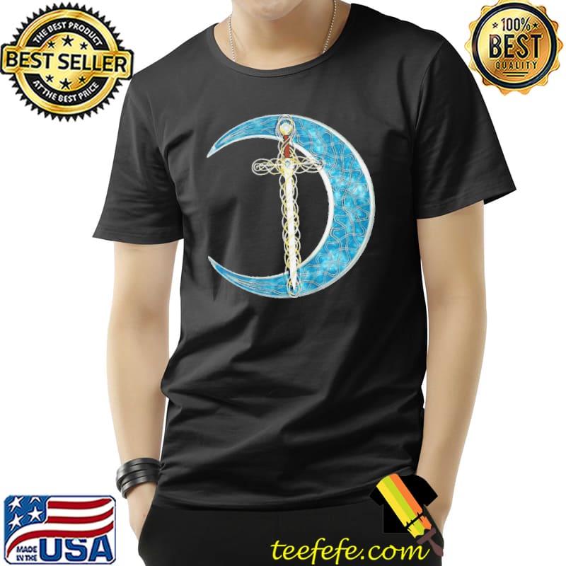 Fantasy moon and celtic sword Unisex Fantasy moon and celtic sword Unisex