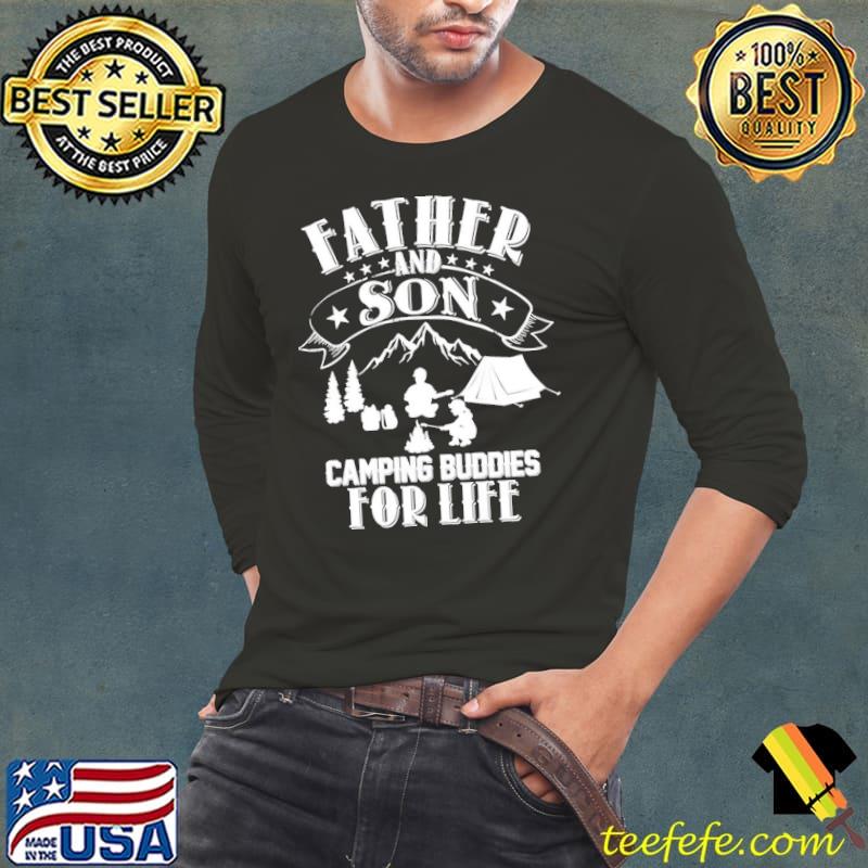 Father And Son Camping Buddies Unisex Sweat Long Sleeve Tee Father And Son Camping Buddies Unisex Sweat Long Sleeve Tee