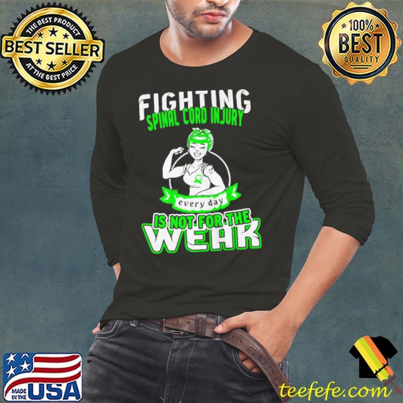 Fighting spinal cord injury everyday Long Sleeve Tee Fighting spinal cord injury everyday Long Sleeve Tee