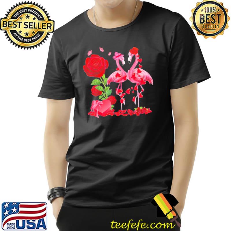 Flaminogo Heart Rose Shirt Unisex Flaminogo Heart Rose Shirt Unisex
