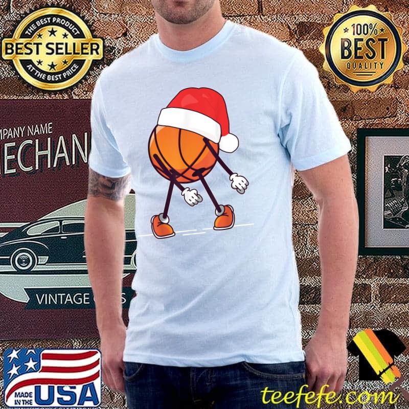 Flossing Santa Basketball Adult and Kids Christmas Pajamas T-Shirt Unisex Flossing Santa Basketball Adult and Kids Christmas Pajamas T-Shirt Unisex