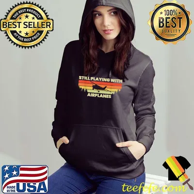 Funny Airplane Aviation Still Playing With Airplanes T-Shirt