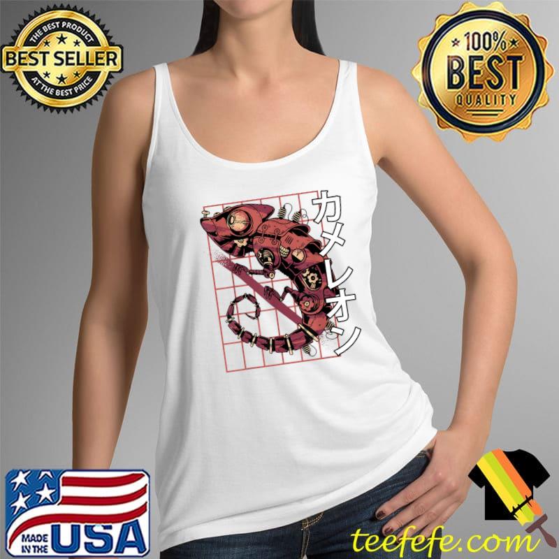 Funny Anime Lizards - Steampunk - Japanese Aesthetics - Otaku T-Shirt Tank Top Funny Anime Lizards - Steampunk - Japanese Aesthetics - Otaku T-Shirt Tank Top